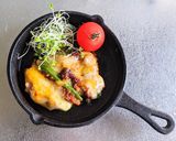 キーマカレーでピーマンの肉詰めチーズ焼き作り方7写真