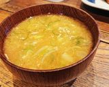 夏に美味しい！茗荷とネギの薬膳味噌汁作り方3写真