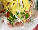 じゃがいもひき肉のレンジだけ青椒肉絲丼作り方6写真