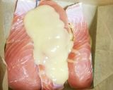 我が家のご馳走鮭のレモンカード焼き♪作り方3写真