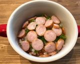 レンジで簡単！オートミールでナポリハン作り方3写真