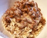 オートミールでタバスコ納豆ご飯作り方3写真