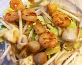 オートミールで！ダシ香る海鮮お好み焼き作り方2写真