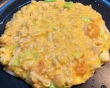 オートミールで！ダシ香る海鮮お好み焼き作り方4写真