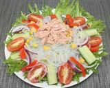 糖質オフ☆乾燥こんにゃくパスタでサラダ作り方6写真