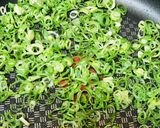 ネギ&しらすのしょう油炒めごはん作り方1写真