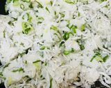 ネギ&しらすのしょう油炒めごはん作り方3写真
