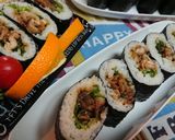 お肉大好き！簡単！【焼肉サンドおにぎり】作り方11写真