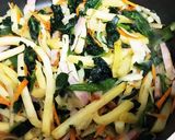 冷凍ポテトで野菜たっぷりオムレツ作り方3写真