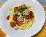 柿酢と味噌とオリーブ油のパスタ作り方10写真