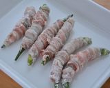肉巻きオクラのきび酢照り焼き作り方2写真