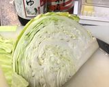 すぐできる！キャベツの海苔バター醤油作り方1写真