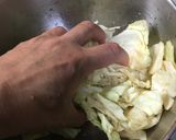 すぐできる！キャベツの海苔バター醤油作り方2写真