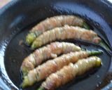 肉巻きオクラのきび酢照り焼き作り方4写真