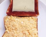 チーズinたまごサンド作り方2写真