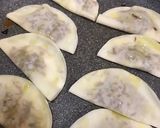 ちりめん山椒とブルーチーズの餃子の皮ピザ作り方2写真