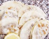 ちりめん山椒とブルーチーズの餃子の皮ピザ作り方4写真