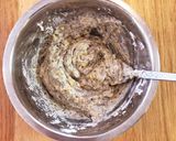 【離乳食後期】米粉黒ごまバナナパンケーキ作り方1写真