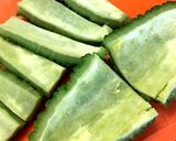 マヨで焼くゴーヤステーキ作り方3写真