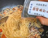 和風ボンゴレビアンコ（あかもく入り）作り方4写真
