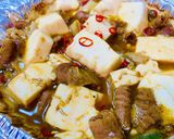 簡単！冷凍ホルモン鍋で作る ホルモン豆腐作り方5写真