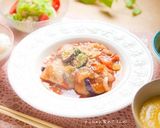 チキンとナスのトマト煮込み作り方12写真
