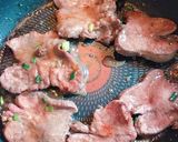 和風だしとごま油で♪ 美味し〜牛タン丼作り方7写真