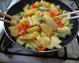 「上越野菜」なます南瓜のカレー炒め作り方3写真