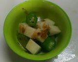 おくらと山芋の梅おかか和え作り方9写真