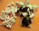 レンジで簡単★きのことナスのめんつゆ漬け作り方1写真