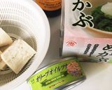めかぶとツナの冷奴作り方1写真