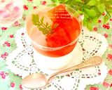 メロンの杏仁豆腐作り方5写真