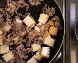 毎日お弁当♪牛肉厚揚げ甘辛炒め煮作り方3写真