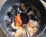 焼き海苔と豆富の味噌汁作り方5写真