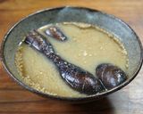 滋賀の泥亀汁（茄子の味噌汁風）作り方3写真