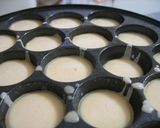 ｸﾚｰﾌﾟ生地de甘いたこ焼き＆ﾊﾟﾌｪ作り方2写真