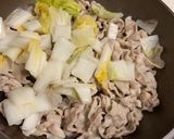 辛くない豚キムチ☆白菜漬けの豚バラ炒め作り方5写真
