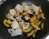 豚肉とかぼちゃのだししょうゆ炒め作り方4写真