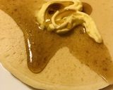 簡単パンケーキ●バター＆メイプルシロップ作り方4写真