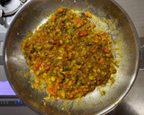 カレー粉で！夏野菜とエビのパエリア作り方5写真