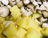 ペースト活用●オムレツ風キーマカレー作り方1写真