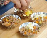 ミートソースでお弁当グラタン作り方3写真