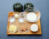 坊ちゃんかぼちゃのまるごとグラタン作り方1写真
