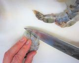 えびとアスパラのオイスター炒め作り方3写真