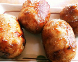 簡単　焼き肉のたれで肉巻きおにぎり作り方11写真