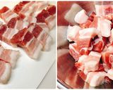 タイ中華　カリカリ豚の青椒肉絲風作り方3写真