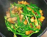 タイ中華　カリカリ豚の青椒肉絲風作り方7写真
