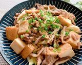 簡単・節約！厚揚げと豚肉の甘みそ炒め作り方7写真