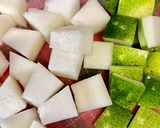 冬瓜とベーコンのとろっとろ♡クリーム煮作り方1写真