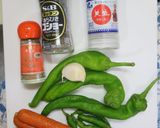 時短簡単☆甘唐辛子とウインナのクミン炒め作り方1写真